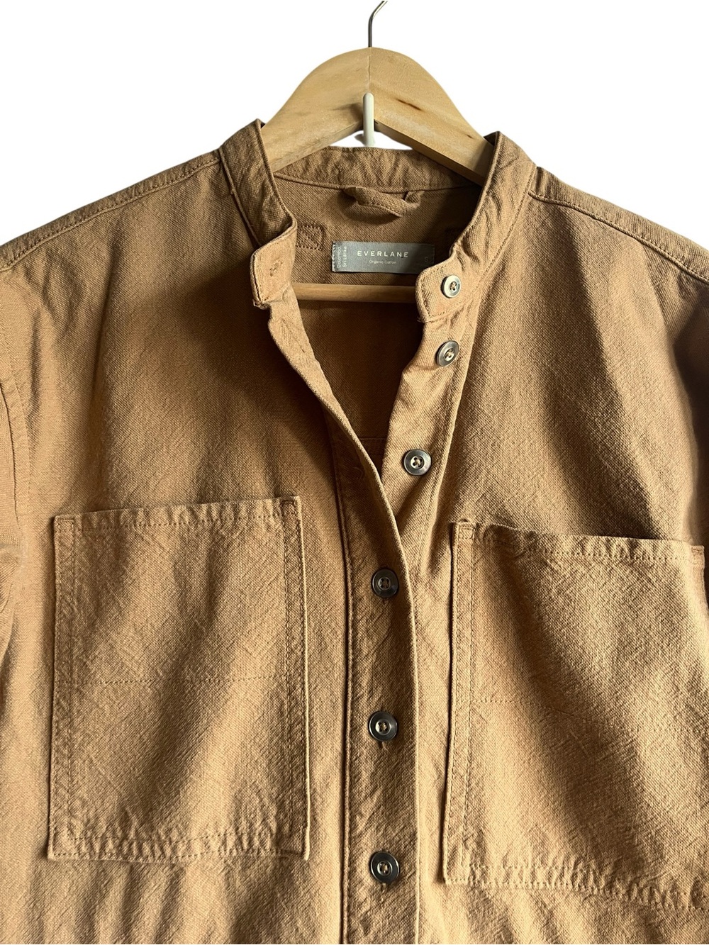 Everlane Canvas Organic Cotton Coverall Mustard S - Picture 13 of 16
